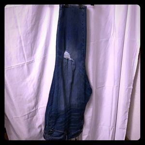 Loft Plus Modern Skinny Jeans indigo wash size 26
